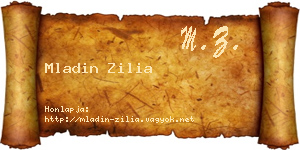 Mladin Zilia névjegykártya